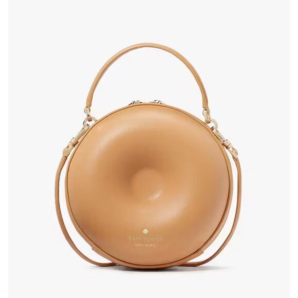 Kate Spade Top Handle Donut Purse with Pink Icing and Rhinestone Srinkles 🍩💕✨ - Picture 5 of 6